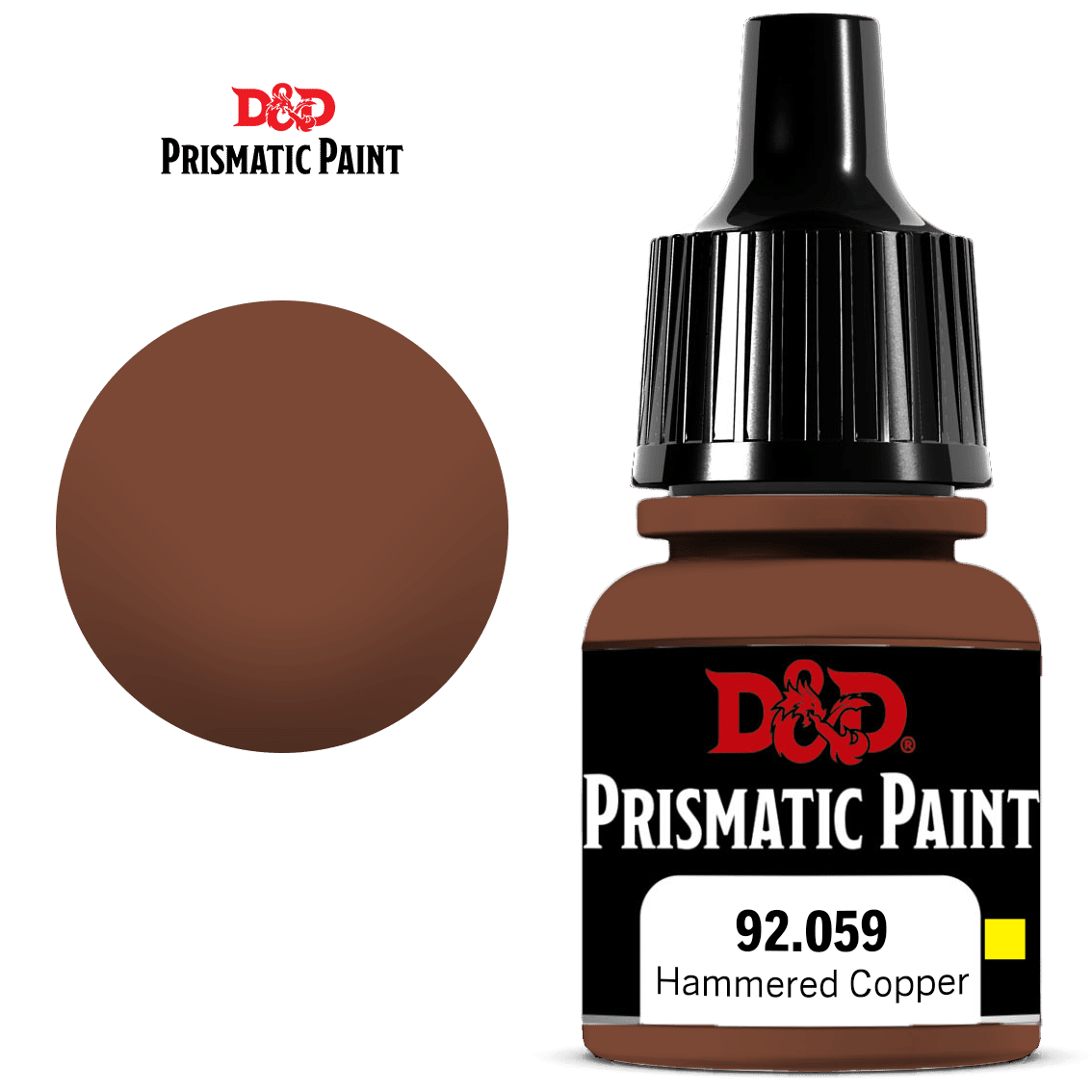 DND Hammered Copper Metal Prismatic Paint 8ml image 0